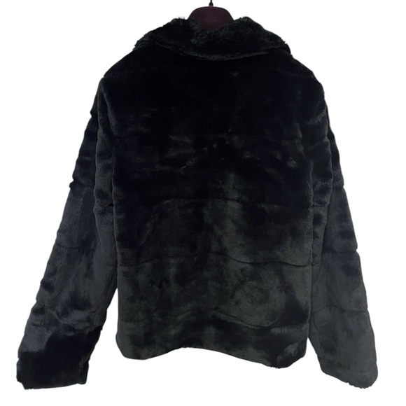 CiSiono Black Size Small Faux Fur Short Jacket - Picture 2 of 5